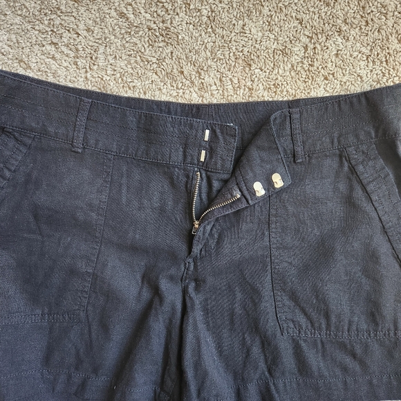 APT 9 Black Linen Dress Short - Size 14 - Picture 3 of 4